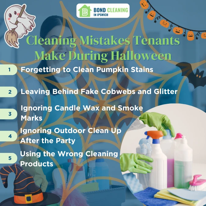 Infographic On Cleaning Mistakes Tenants Make During Halloween